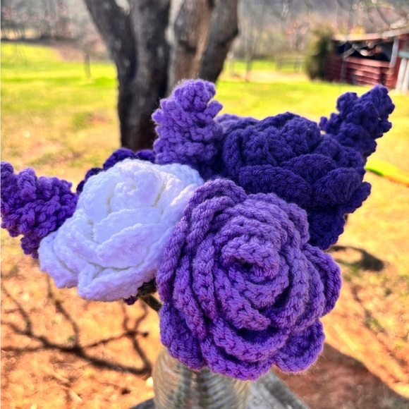 Handmade Crochet Bouquet - Picture 2 of 5